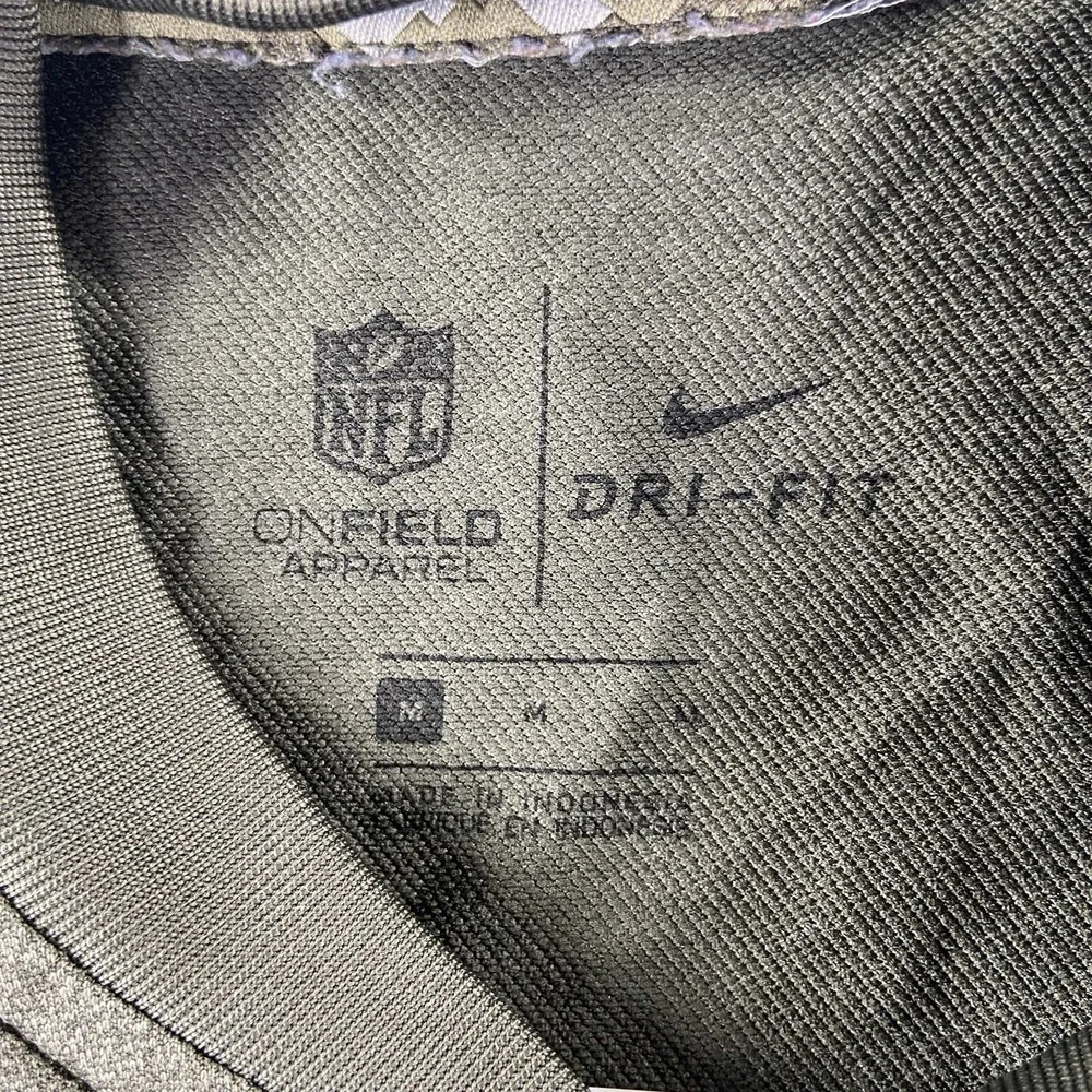 Nike NFL Chicago Bears Polo Shirt Mens Medium Band Blade Collar Dri-Fit On Field